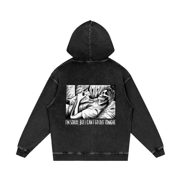 CAN’T GO OUT TONIGHT BLACK Hoodie